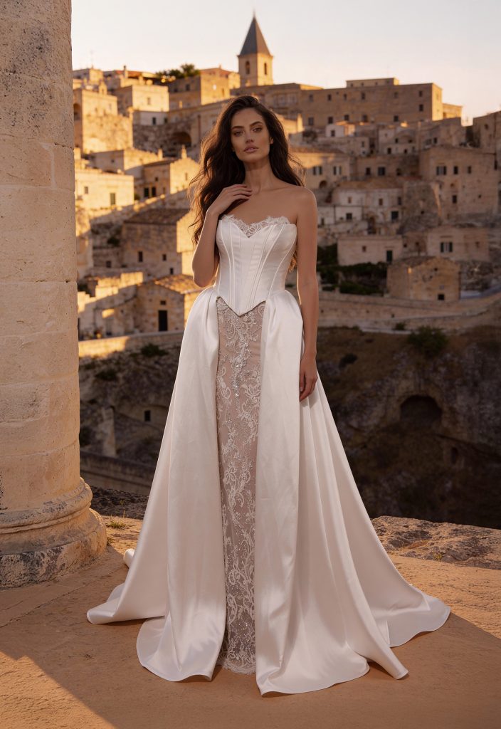 Style 8397 with cover dress by Monica Loretti